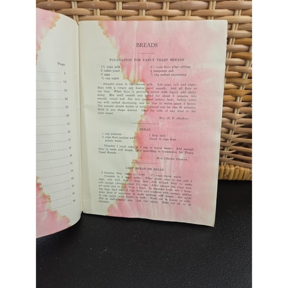 Vintage‎ 1945 Salem Cookbook Recipes Pages From The Old Winston Salem NC Book - Picture 9 of 14